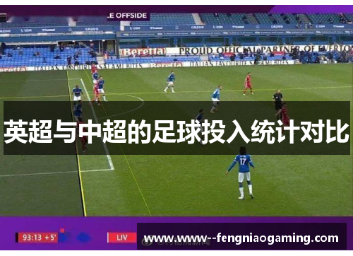 英超与中超的足球投入统计对比